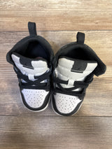 Air Jordan 1 Mid TD Panda Elephant Sneakers sz 6c