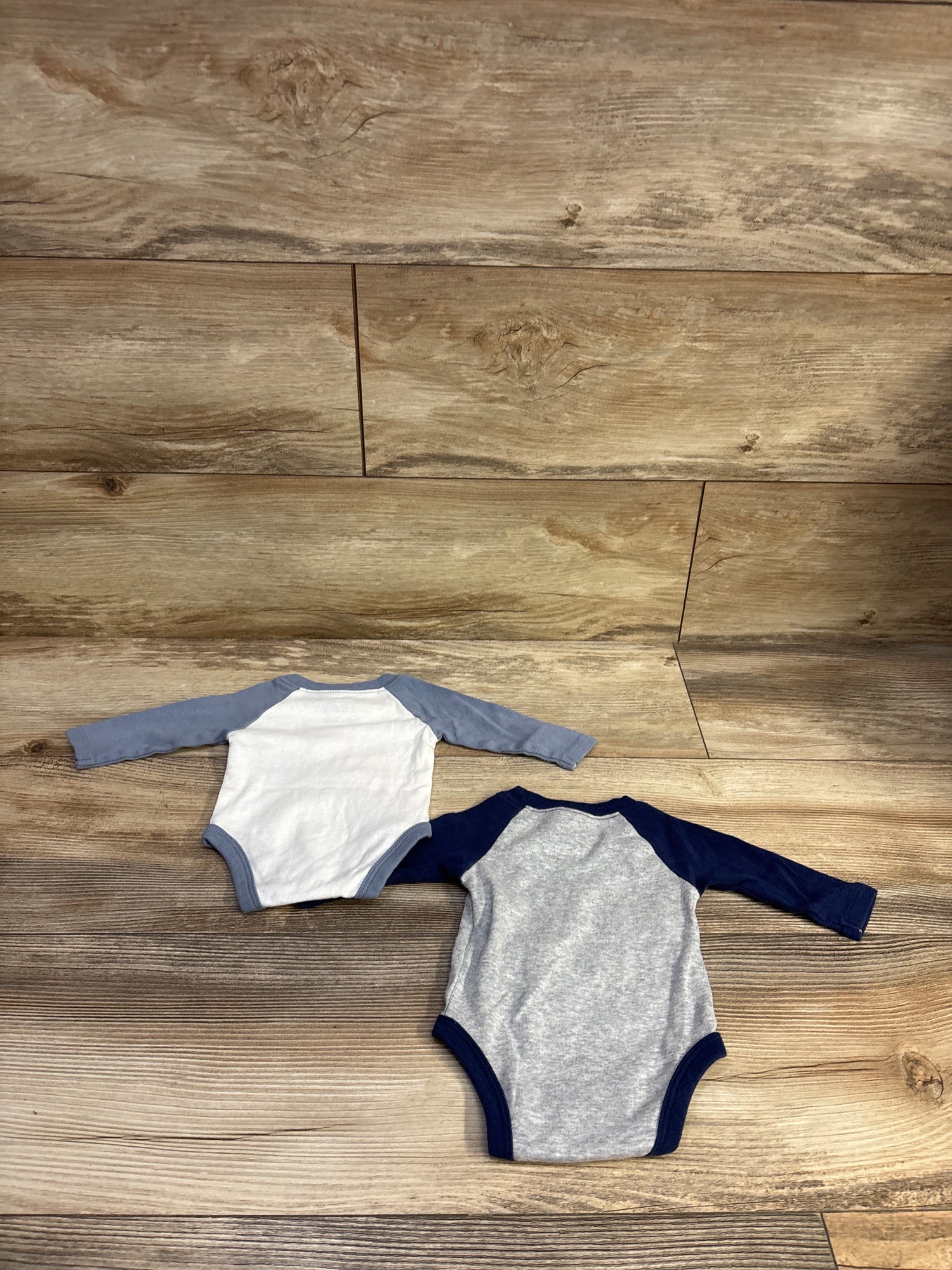 Carter's 2pk Raglan Bodysuits Blue sz Newborn