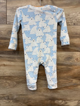 Wondershop Polar Bear Blanket Sleeper Blue sz 6-9m