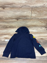 NEW Old Navy Hooded Knit Shirt Navy sz 4T