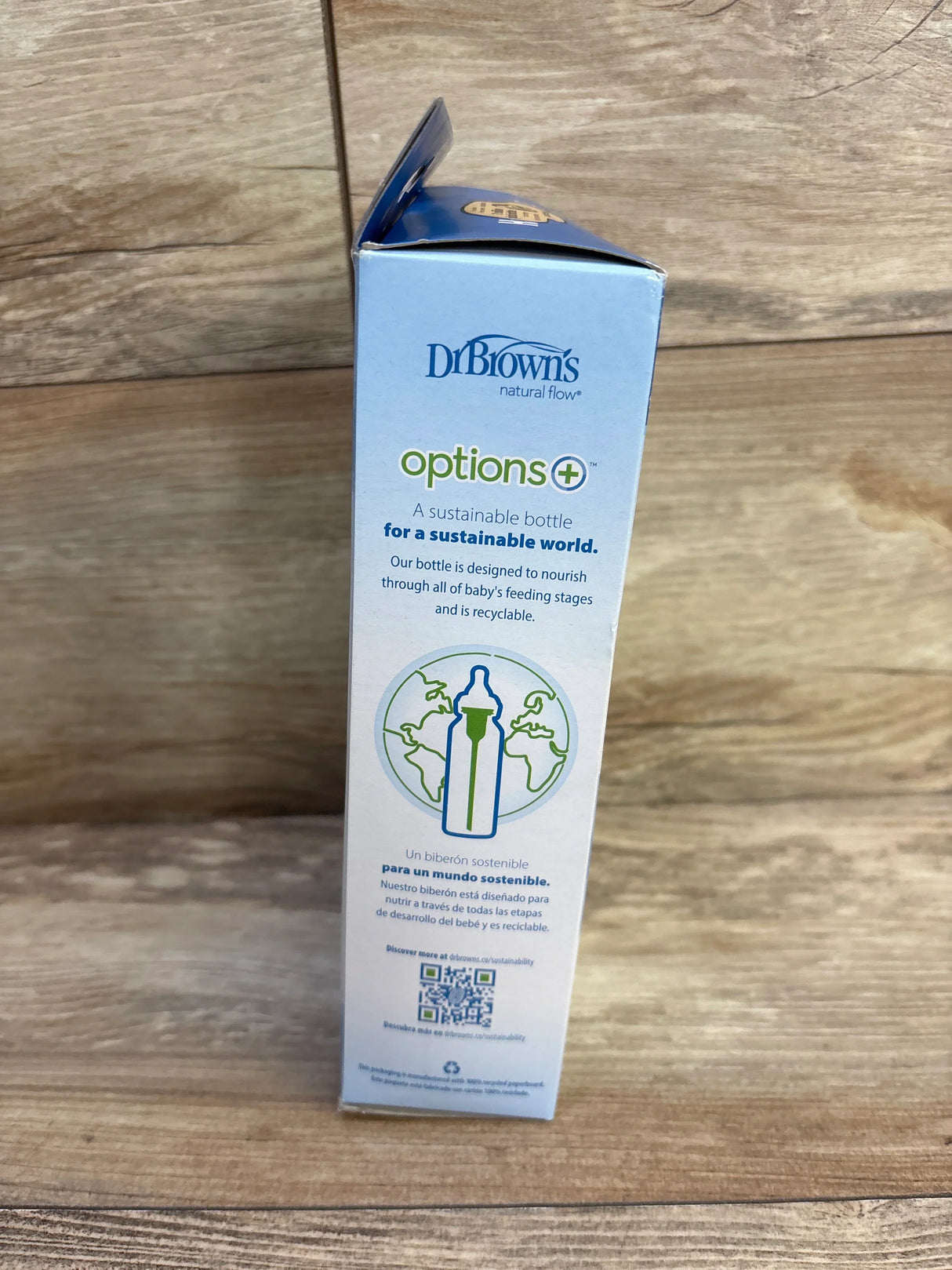 NEW Dr. Brown's Anti-Colic Narrow Bottles with Level 1 Slow Flow Nipple 8oz 2pk