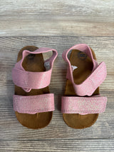 Wonder Nation Two-Strap Sandals Pink sz 6c