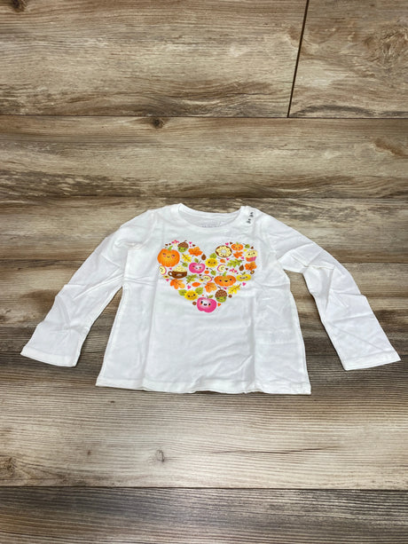 NEW Children's Place Ivory Fall Heart sz 4T - Me n Mommy To Be
