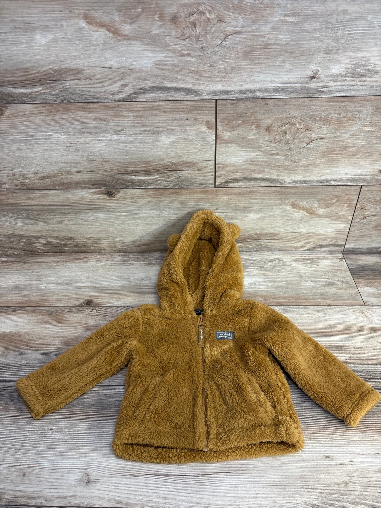 Eddie Bauer Cozy Teddy Jacket Caramel sz 12m
