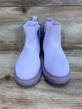 NEW Cat & Jack Flora Zipper Boots Lavender sz 12c