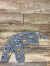 Star Wars 2pc Ribbed Sweatshirt & Joggers Set Grey sz 12m