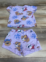 Nickelodeon Paw Patrol 2pc Shirt & Shorts Purple sz 12m