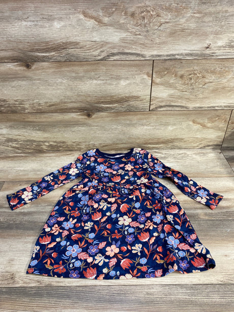 Old Navy Floral Dress Navy sz 4T - Me n Mommy To Be