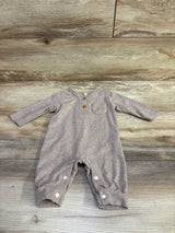 Shein Henley Coverall Brown sz 1-3m