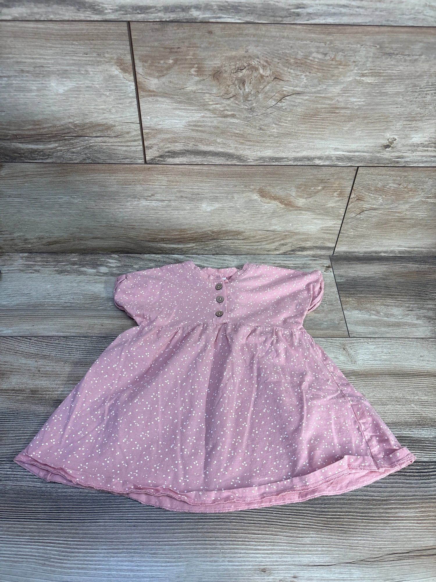 Topomini Henley Dress Pink sz 12-18m