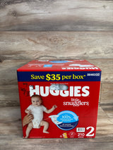 NEW Huggies Little Snugglers Diapers Size 2 210ct.