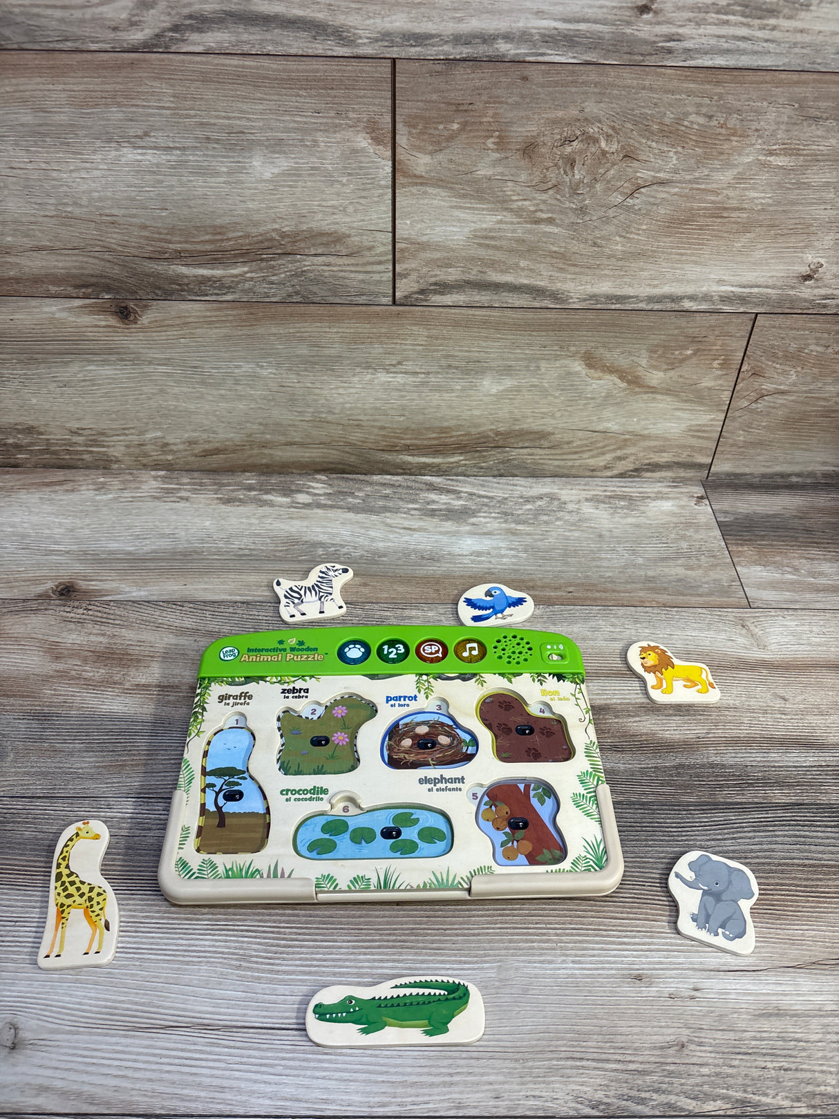 Leapfrog Interactive Wooden Animal Puzzle