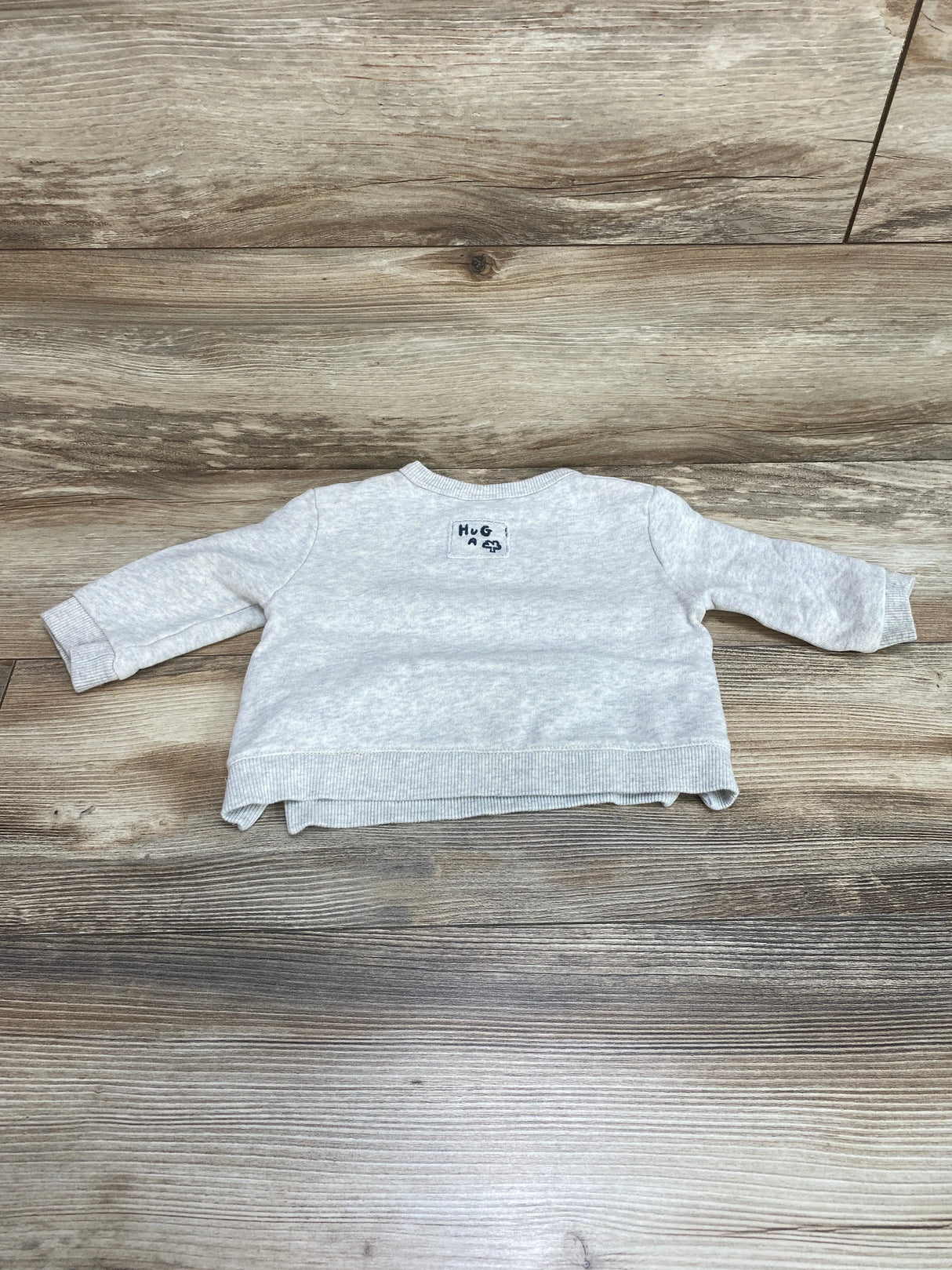 Zara Recycle Your Power Sweatshirt Grey sz 3-6m