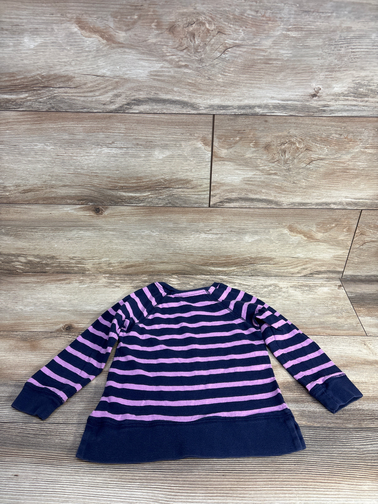 Primary Striped Long Sleeve Shirt Navy sz 3T