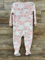 Carter's Sheep Blanket Sleeper Pink sz 3T