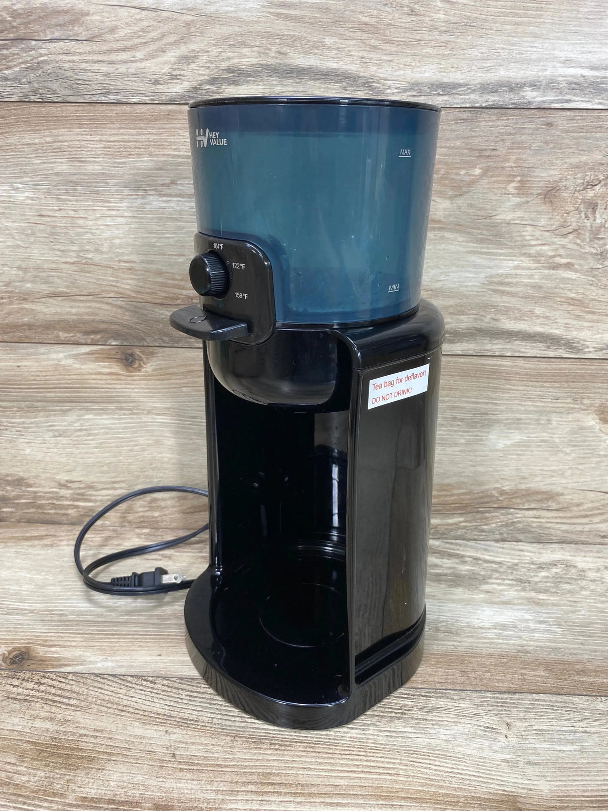 Heyvalue Water Warmer Black