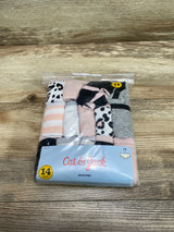 NEW Cat & Jack Girls' 14pk Hipsters Black/Pink Sz 14