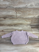 Little Co Chunky Knit Pull Over Sweater Pink sz 6m