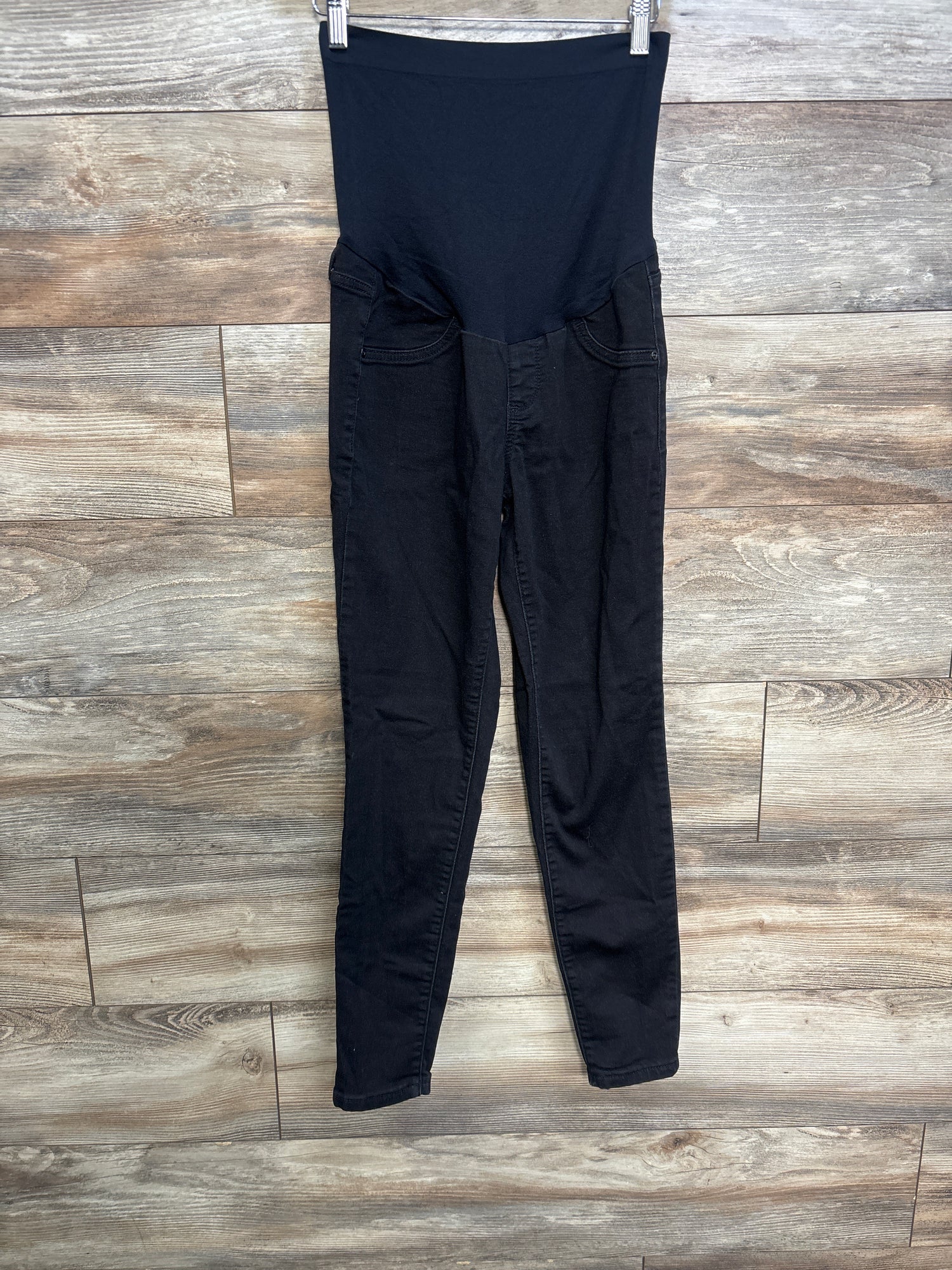 a:glow Maternity Full Panel Jeggings Black sz Medium (8)