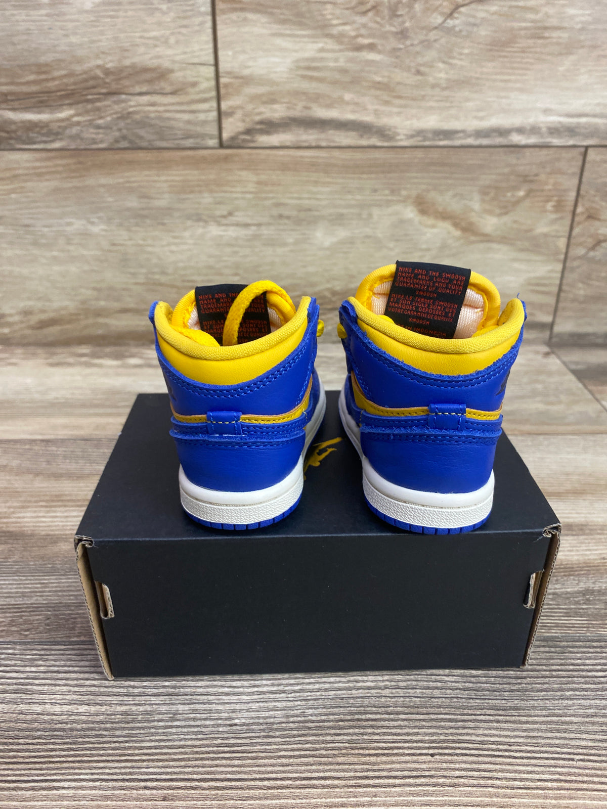 NEW Air Jordan 1 Retro High OG TD 'Reverse Laney' Sneakers sz 4c
