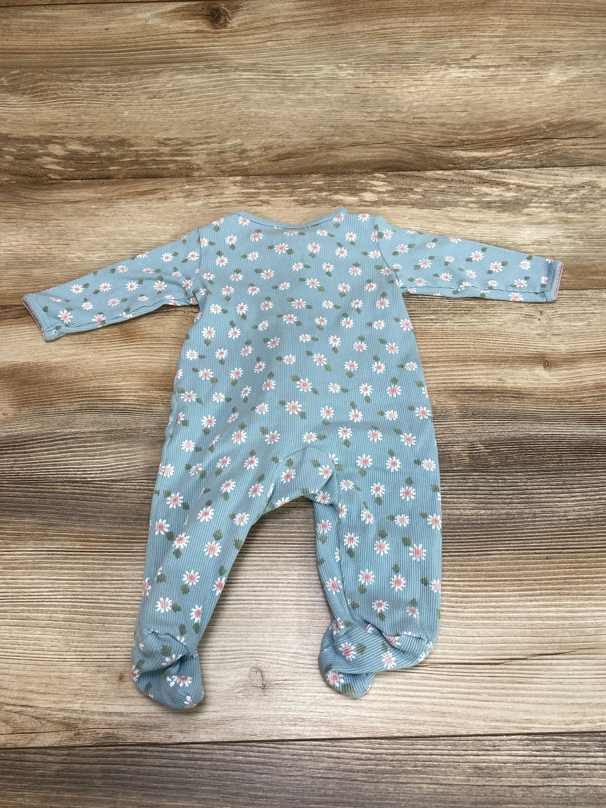 Carter's Floral Sleeper Blue sz 3m