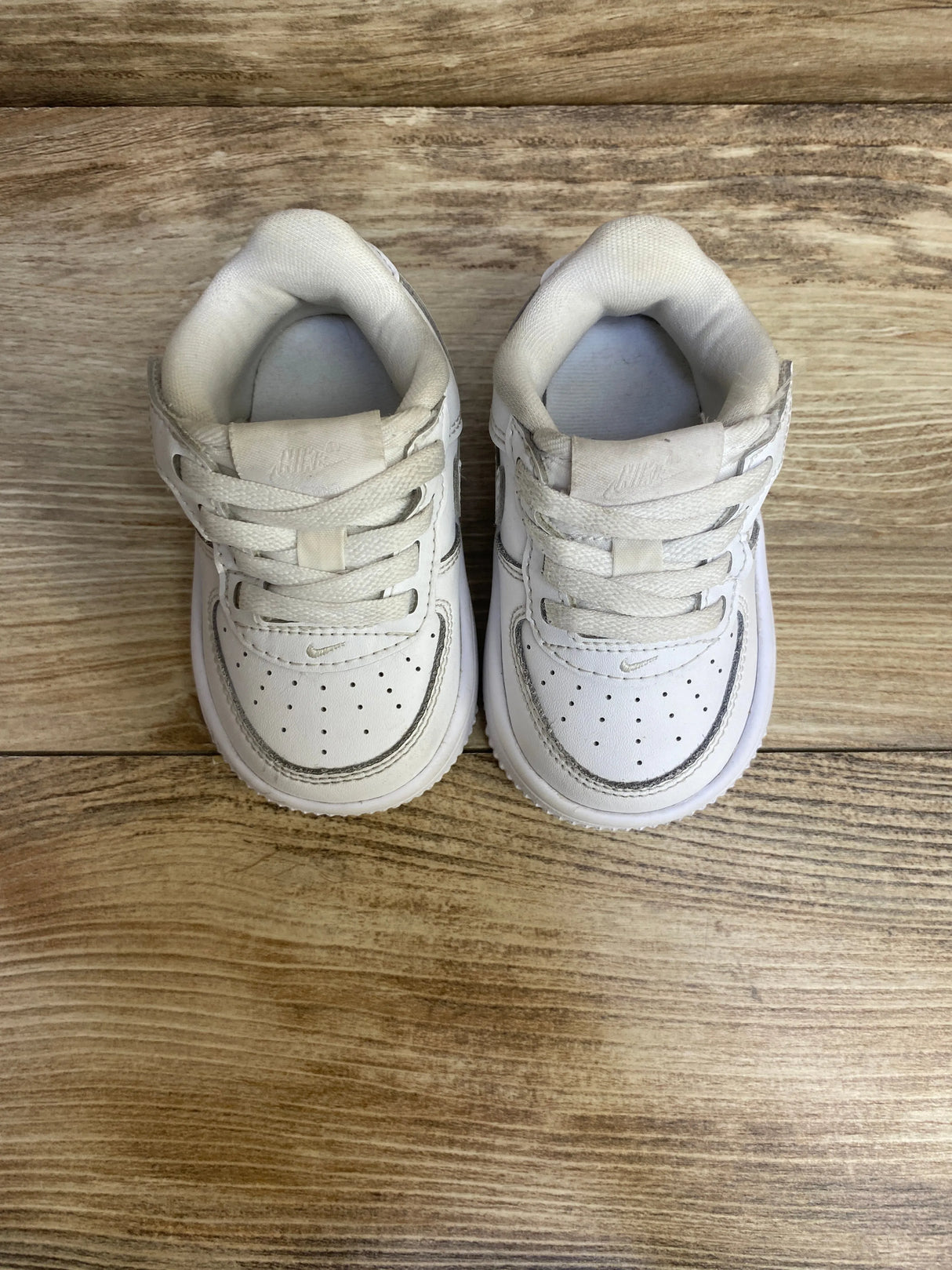 Nike Toddler Force 1 Low EasyOn White sz 4c