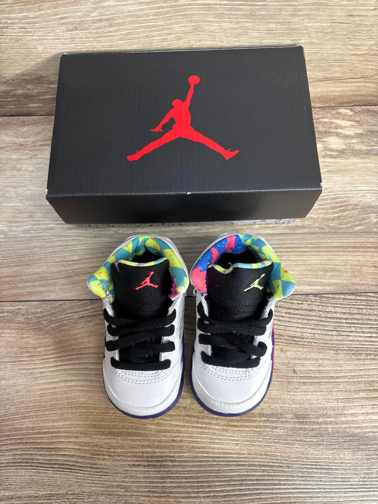 Air Jordan 5 Retro TD 'Alternate Bel-Air' Sneakers sz 4c