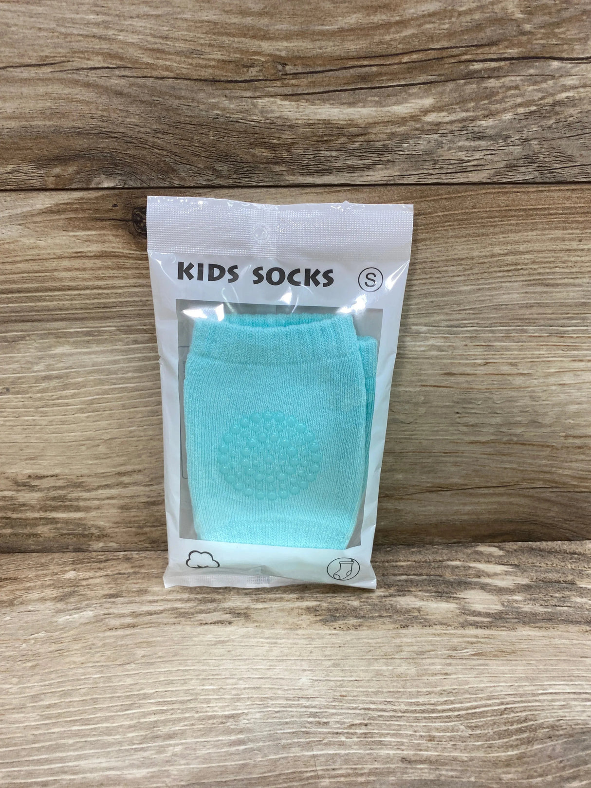 NEW Kids Socks 1pk Crawling Knee Pads/Sock Green