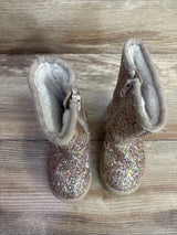 Cat & Jack Holland Shearling Style Boots Gold sz 5c