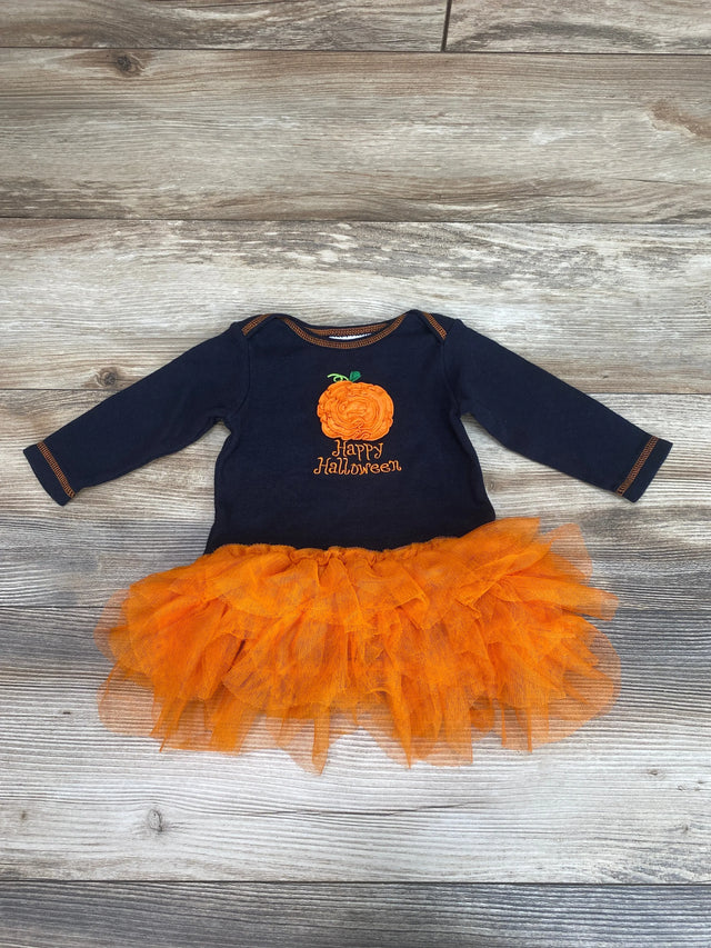 Koala Kids Happy Halloween Tutu Bodysuit Black sz 3-6m - Me n Mommy To Be