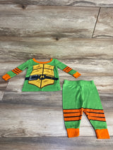 Nickelodeon 2pc TMNT Pajama Set Green sz 12m