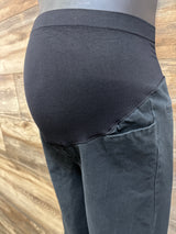 Old Navy Maternity Full Panel Pixie Straight Pants Black sz Medium