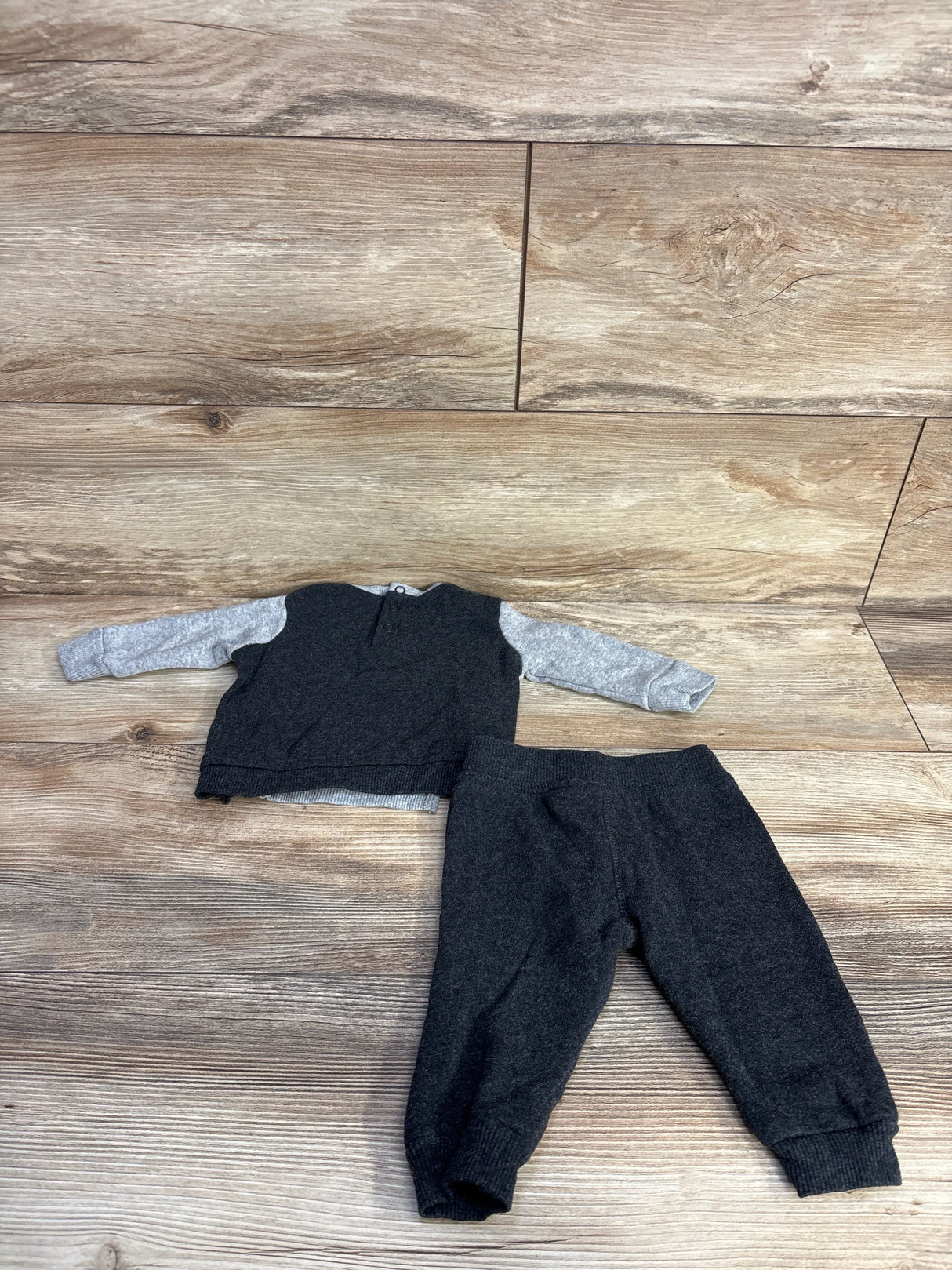 Pink Floyd 2pc Sweatshirt & Joggers Grey sz 0-3m - Me n Mommy To Be