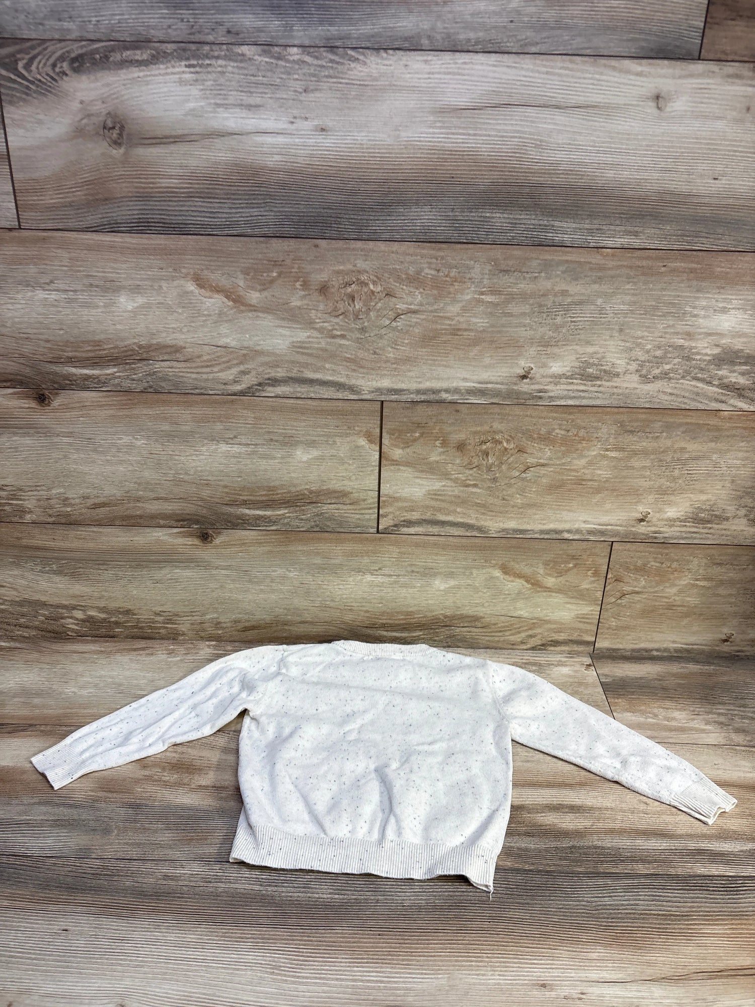H&M Fine-Knit Jumper Sweater White sz 3/4T