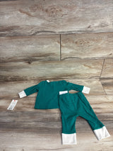 NEW Cat & Jack Ribbed Shirt & Bottoms Set Green sz 0-3m