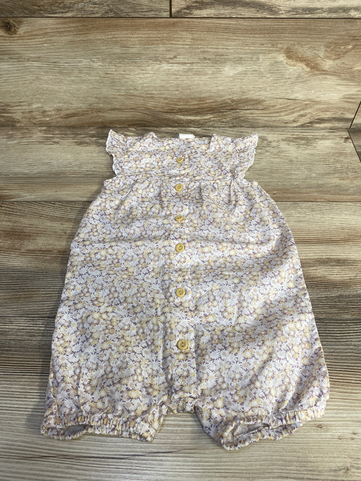 H&M Floral Romper White sz 18m