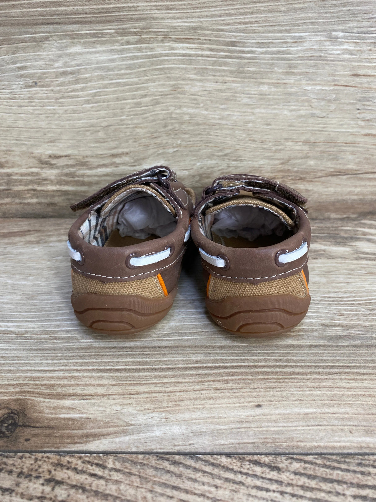 Pediped Grip-N-Go Naples Loafer Brown sz 4-4.5c