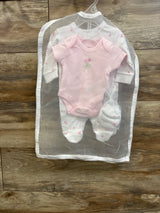 NEW Rock A Bye Baby Boutique 3pc Gift Set Pink sz Newborn