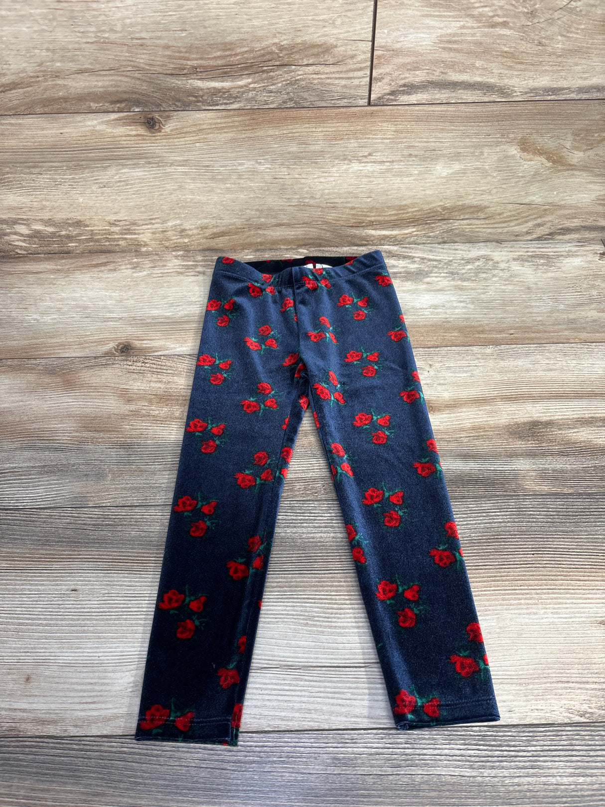 Janie & Jack The Velvet Rose Legging in Dark Marine Rose sz 3T