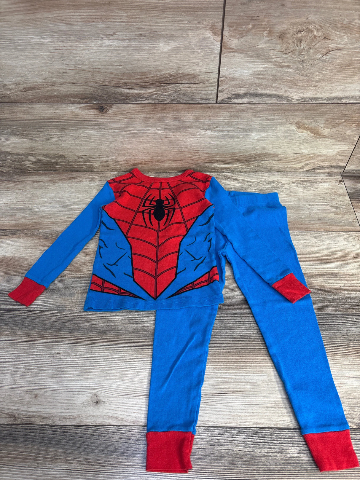 Marvel 2pc Spider-Man Pajama Set Blue sz 4T - Me n Mommy To Be