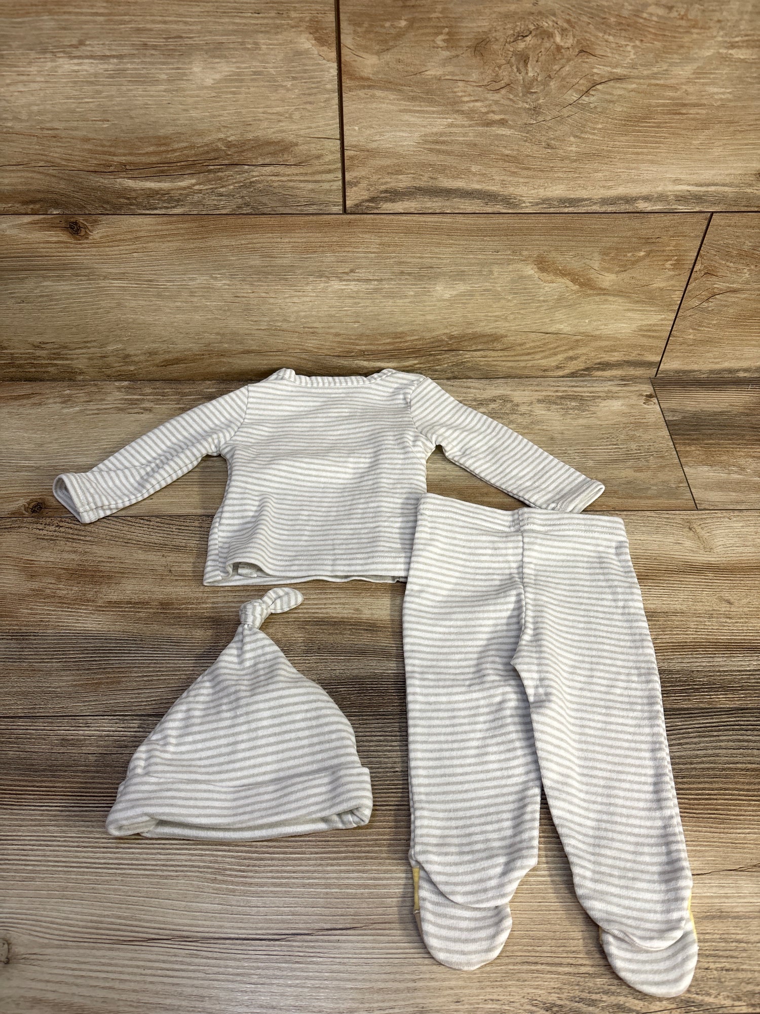 Koala Baby 3pc Kimono Shirt Set White sz 0-3m