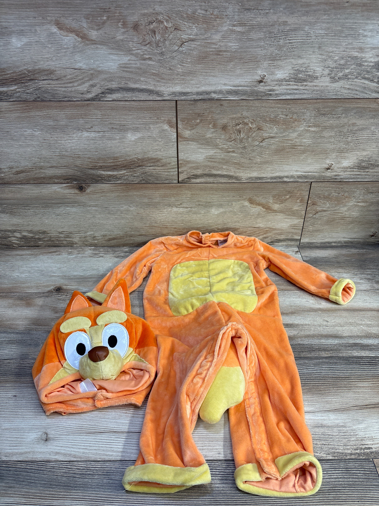 Spirit 2pc Bluey Bingo Costume Orange sz 12-18m