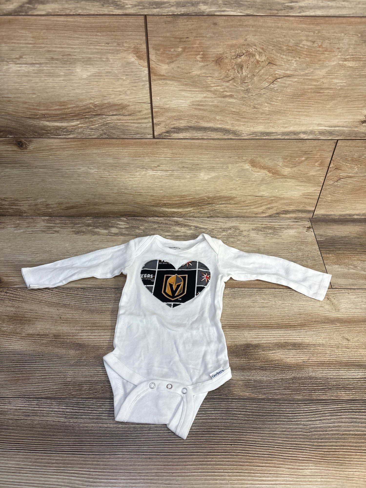 Gerber Las Vegas Raiders Bodysuit White sz 3-6m