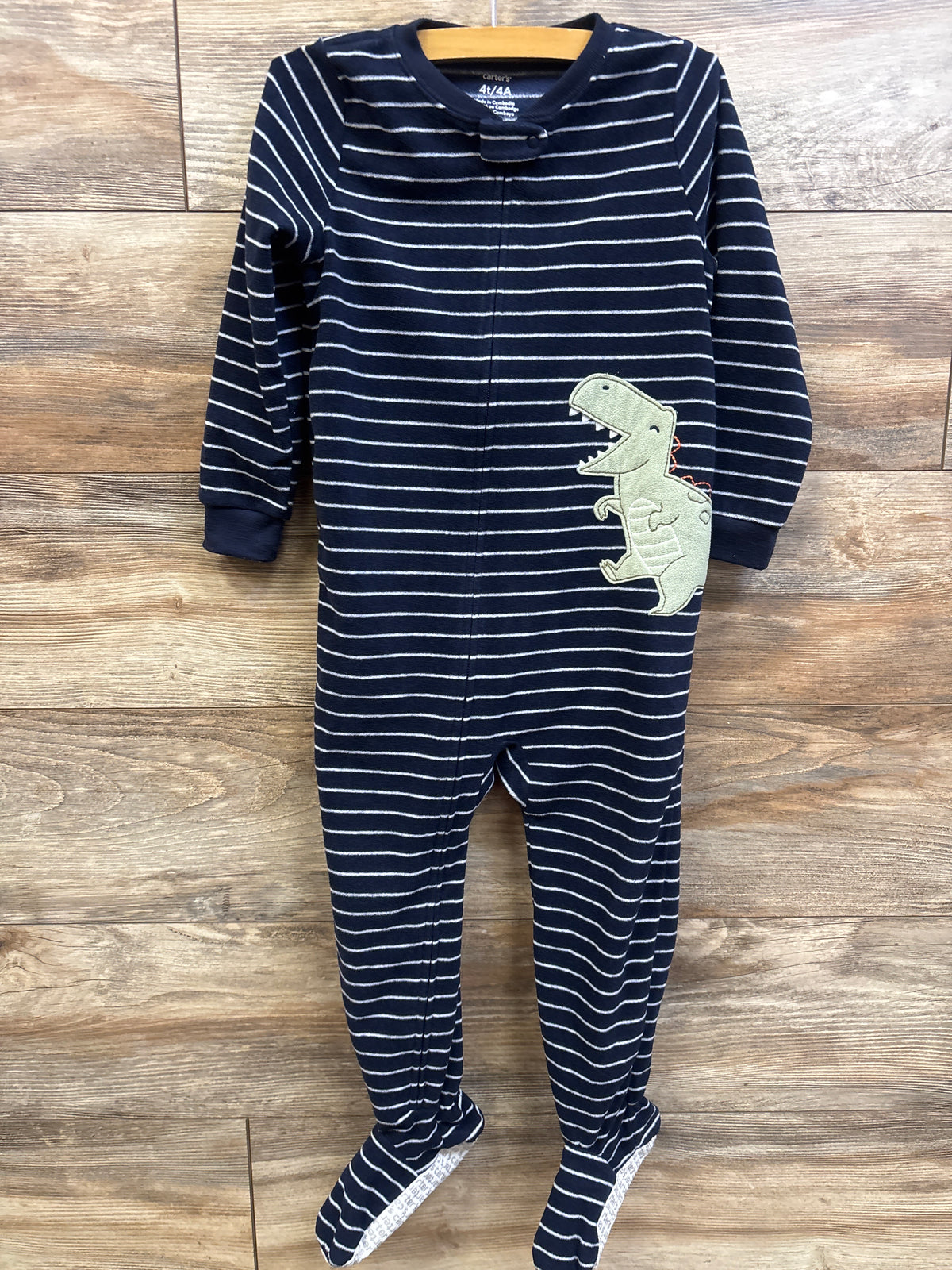 Carter's Blanket Sleeper Blue sz 4T