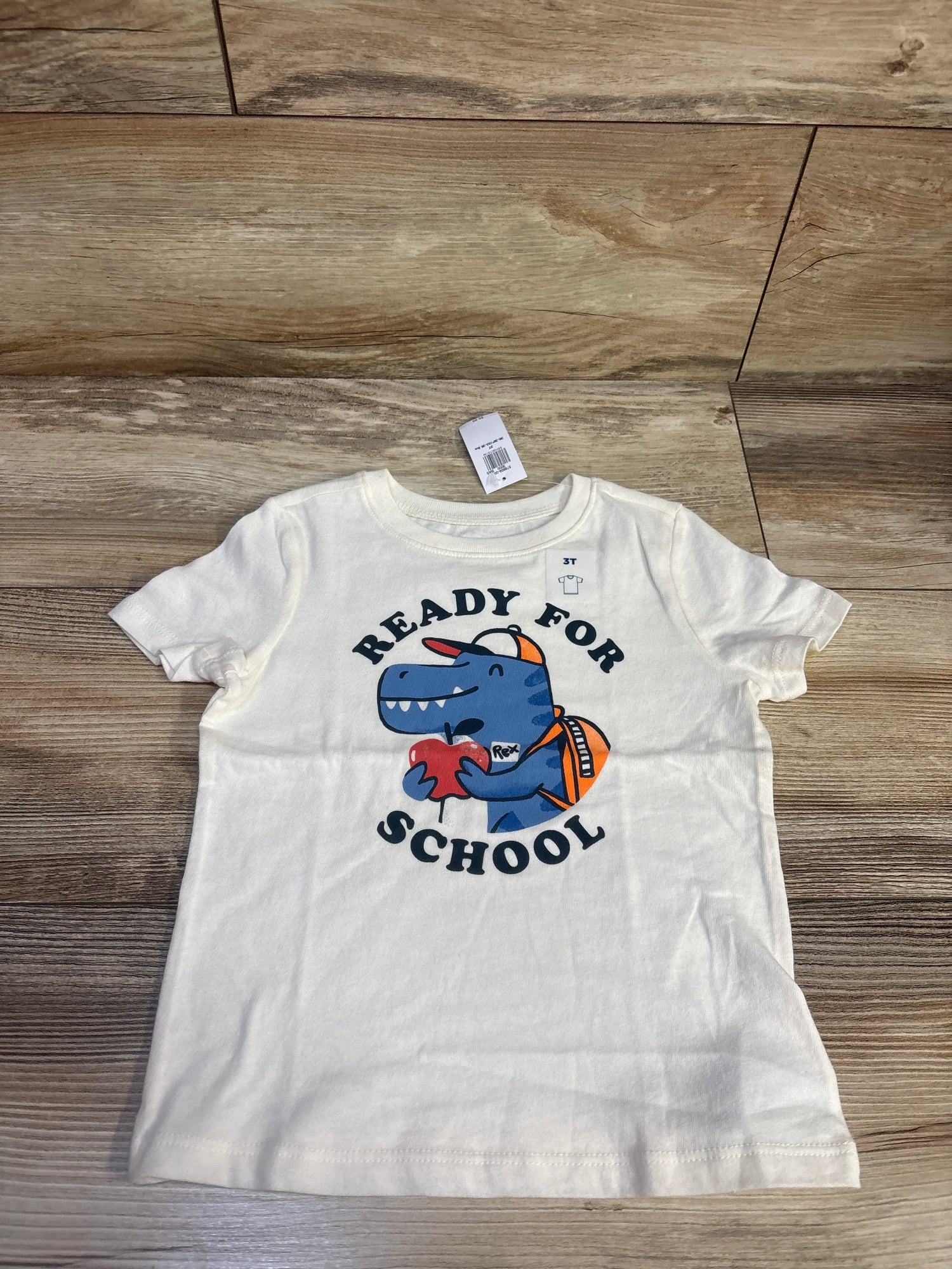 NEW Old Navy Ready For School Shirt Ivory sz 3T