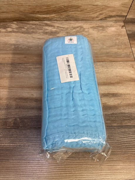 NEW Cute Castle 12 Pack Muslin Burp Cloths, Aquamarine - Me n Mommy To Be