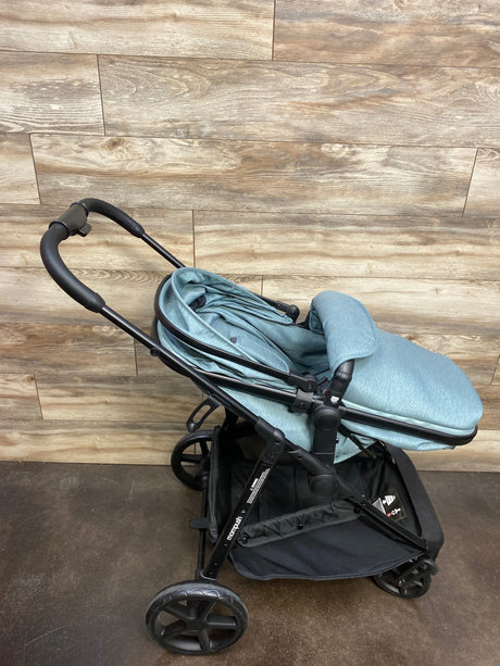 Mompush Wiz Stroller + Adapters in Sage - Me n Mommy To Be