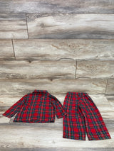 Old Navy Unisex Red Tartan Plaid Pajama Set sz 2T - Me n Mommy To Be