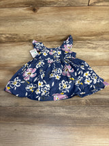 NEW Just One You Floral Dress & Bloomers Blue sz 3m