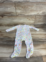 Magnetic Me Floral Footie White sz 3-6m